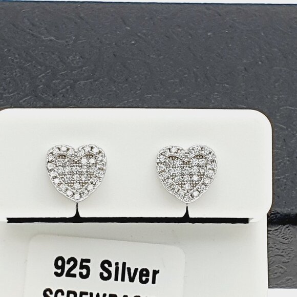 925 sterling silver luxury CZ earrings for women/girls, Best for RJUS2146 - Picture 2 of 11